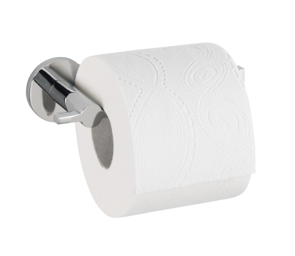 Toilettenpapierhalter ISERA in chromfarben aus Materialmix