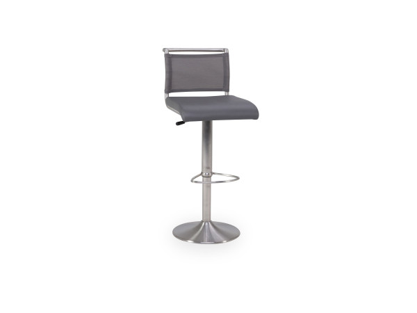 Barhocker MONDO DIVO in grau aus Kunstleder