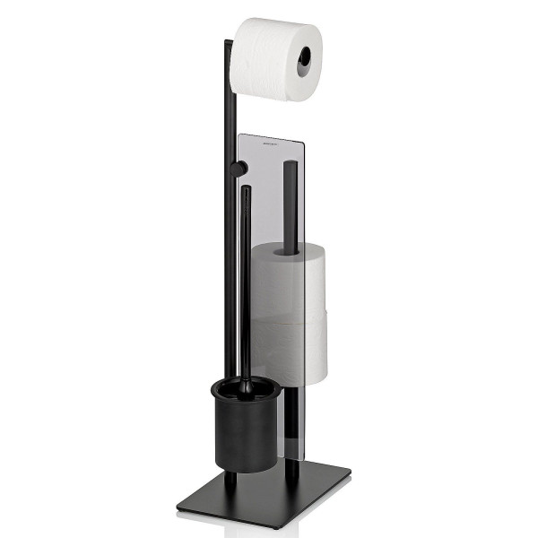 Toilettengarnitur STYLE in schwarz aus Metall