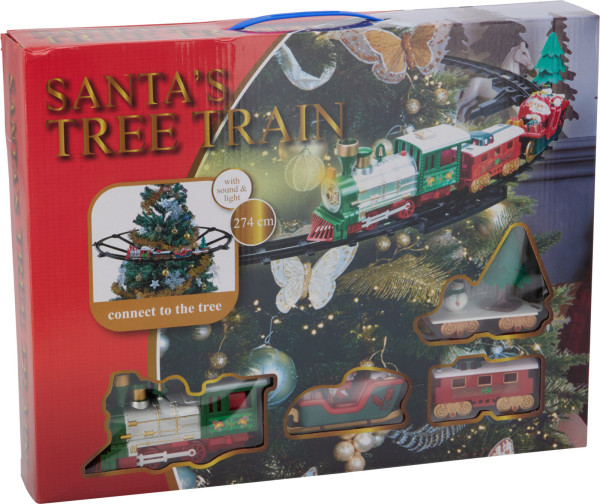 Eisenbahn-Set X-MAS in mehrfarbig aus Polypropylen