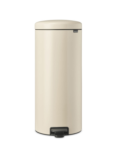 Abfalleimer in beige
