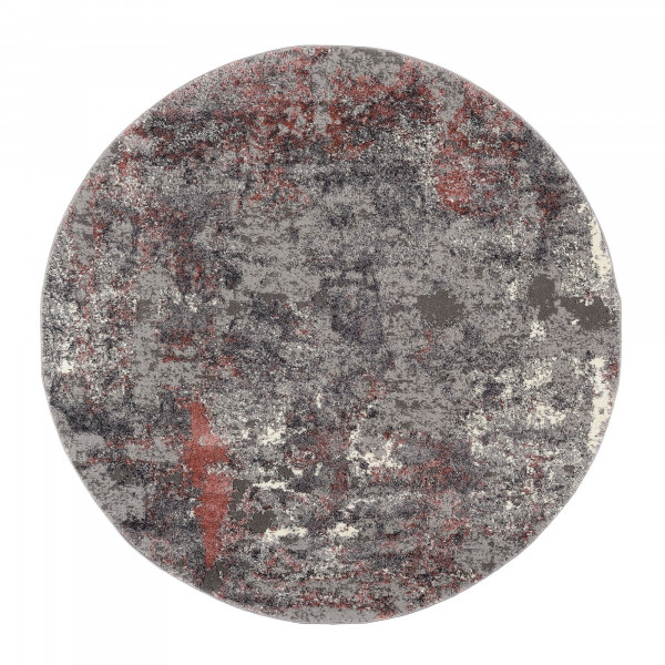 Teppich SPACE in rot aus Mischgewebe