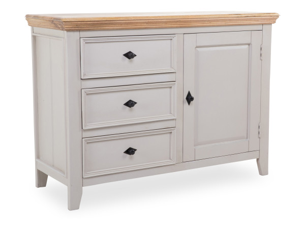 Kommode SANSIBAR MORSUM in sand aus Massivholz