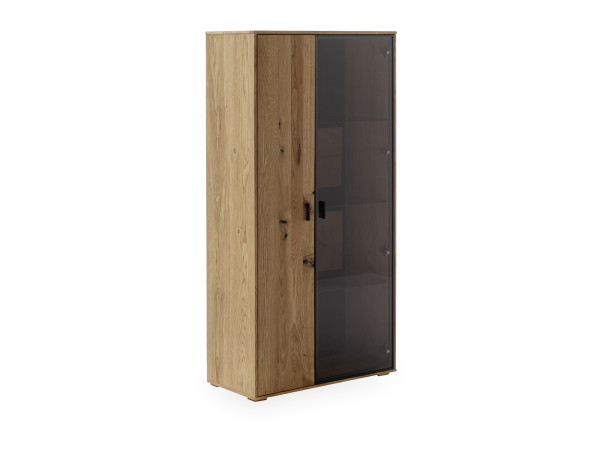 Highboard HARPER MACAPA in Wildeiche aus Teilmassiv