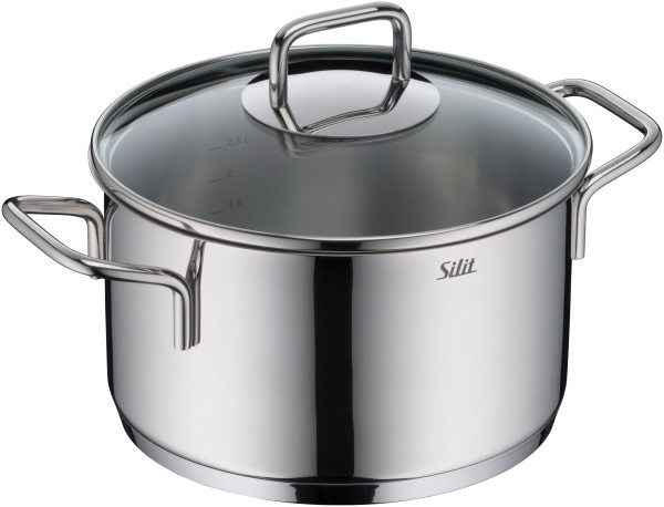 Kochtopf SILIT EXTRA COOK in silberfarben aus Metall