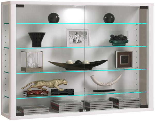 Vitrine VITROSA in  Weiß aus Dekor