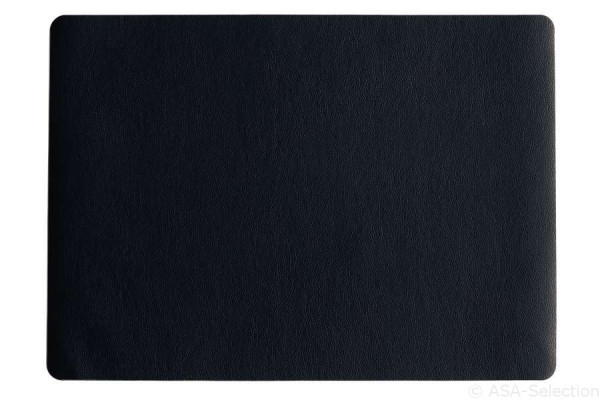 Tischset COUNTRY schwarz in schwarz aus PVC