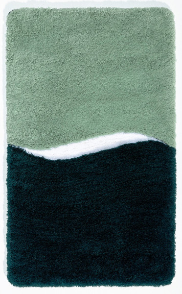 Badematte SALENTO in petrol aus Polyacryl