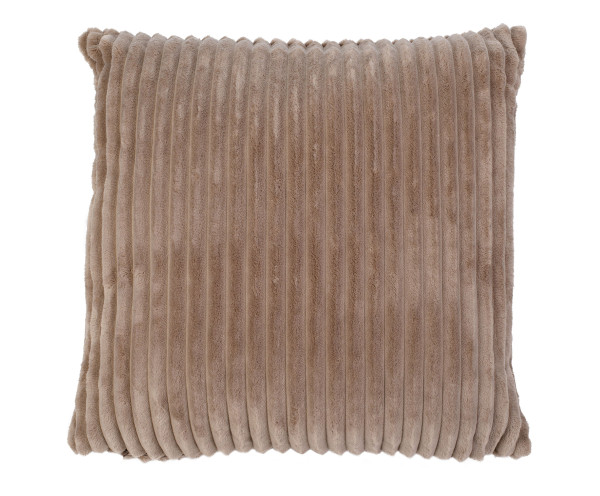 Kissen CORD taupe in taupe aus Polyester