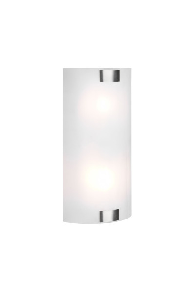 Wandleuchte PURA in Nickel aus Materialmix