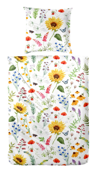 Bettwäsche BIENENRETTER in mehrfarbig aus Baumwolle