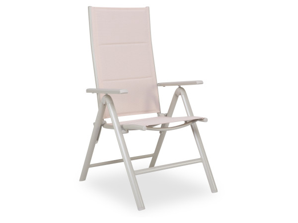 Gartenstuhl outdoor MESSINA in beige aus Aluminium