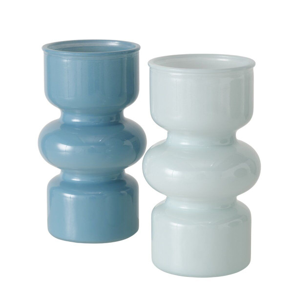 Vase MAIKA in mehrfarbig aus Glas