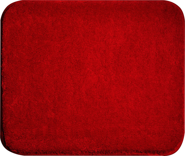 Badematte HARMONIE in rot aus Polyacryl