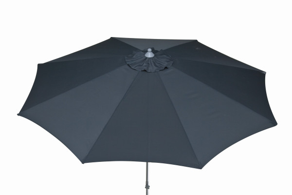 Sonnenschirm SIENA GARDEN Alu-Push Pro in grau aus Polyester