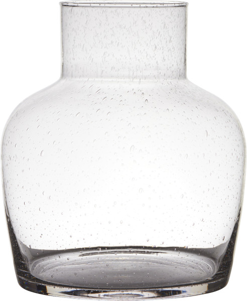 Vase SODA BUBBLES in klar aus Glas