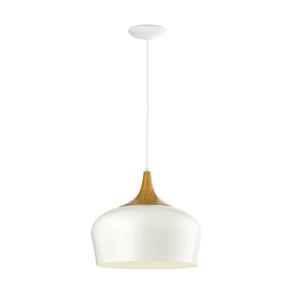 Hängeleuchte OBREGON in creme aus Stahl