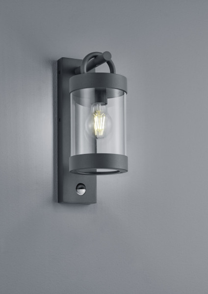 Wandleuchte SAMBESI in anthrazit aus Aluminium