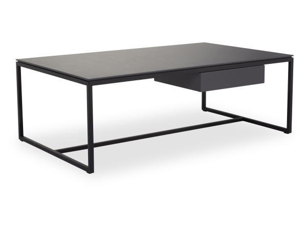 Couchtisch witlake FORTINO in grau aus Lack