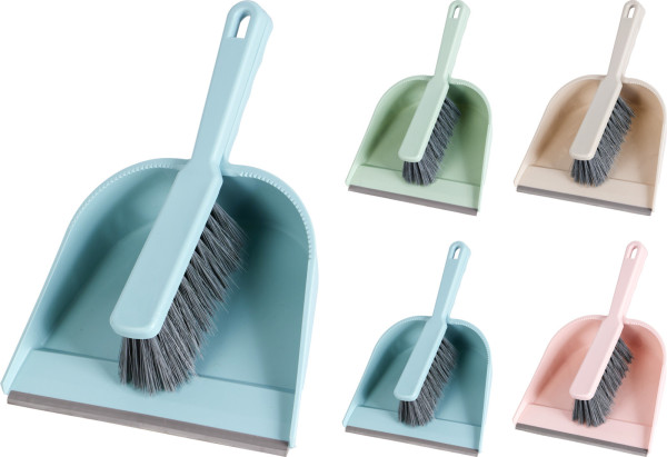 Kehr-Set CLEAN in mehrfarbig aus Polypropylen