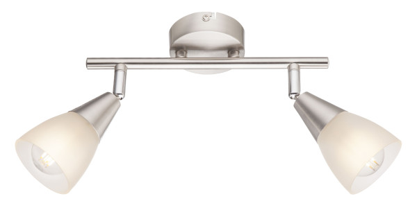 Strahler TADEUS I in Nickel aus Metall