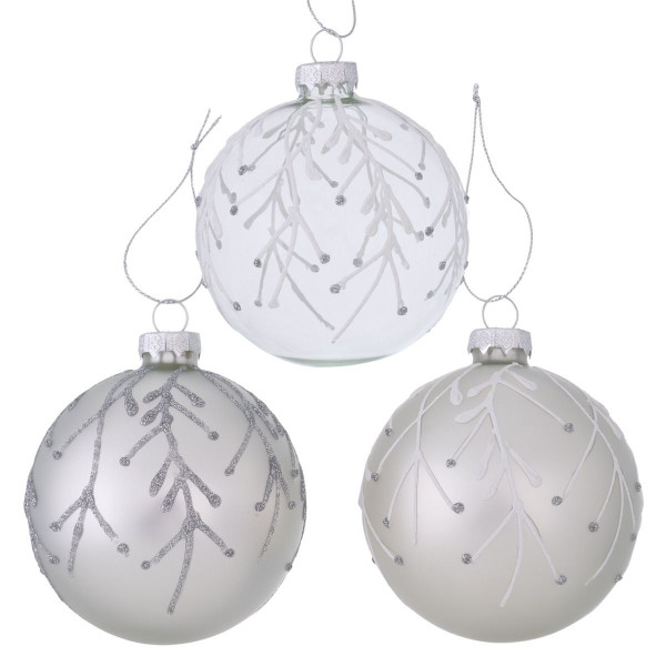 Weihnachtskugel FILIGRA in mehrfarbig aus Glas