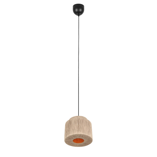 Pendelleuchte SMILLA in natur aus Materialmix