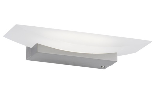 Wandleuchte BOWL TW in Nickel aus Metall