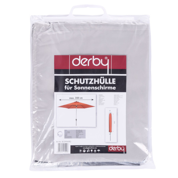 Schutzhülle DERBY BASIC in hellgrau aus Stoff