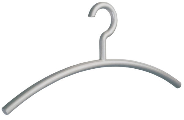 Kleiderbügel CALDO in silberfarben aus Kunststoff
