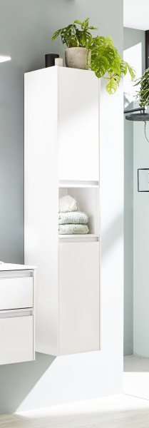Hochschrank MONDO MOLIRO in weiß aus Hochglanz