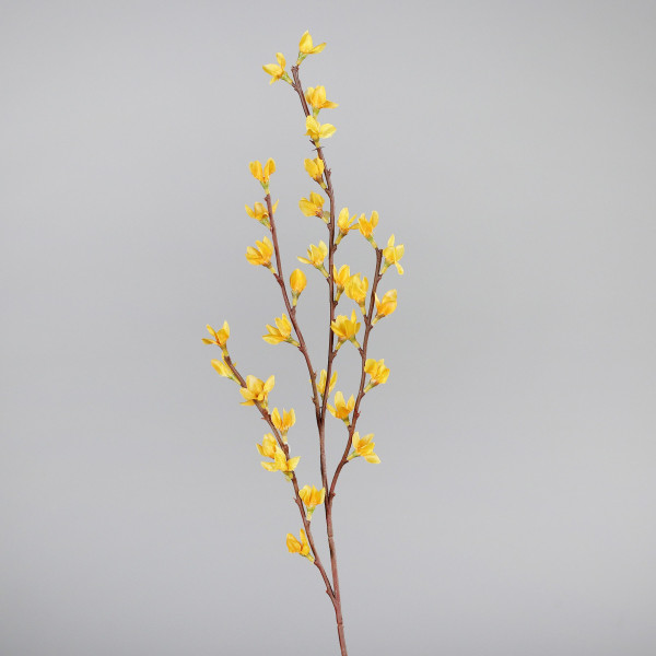Kunstblume Forsythie in gelb aus Kunststoff