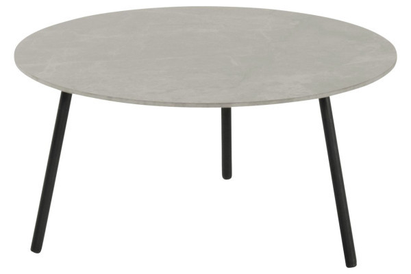 Beistelltisch MONACO in schwarz aus Keramik