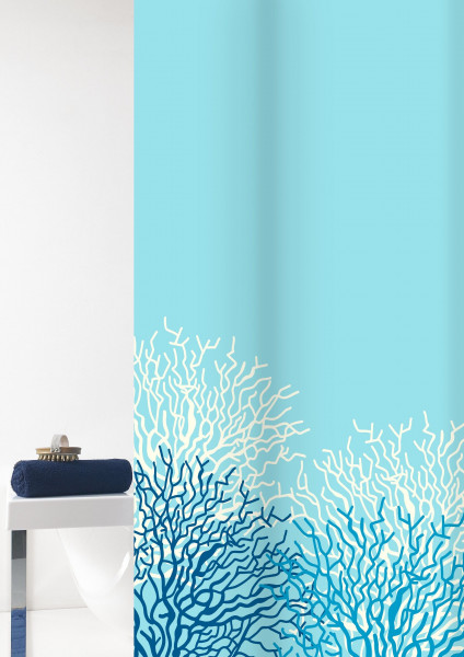 Duschvorhang REEF in mehrfarbig aus PVC