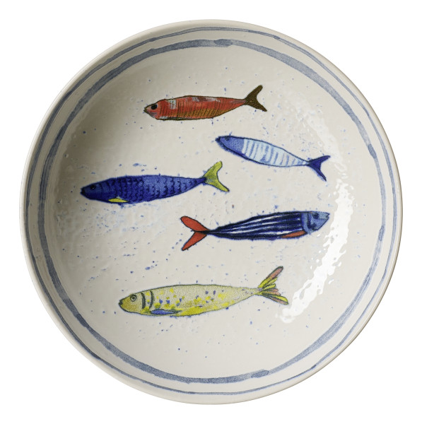 Suppenteller MARO in mehrfarbig aus Steinzeug