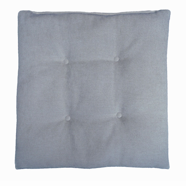 Stuhlkissen BELLISSIMO silber in silberfarben aus Polyester