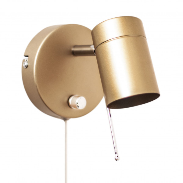 Wandleuchte CORRECT in goldfarben aus Metall