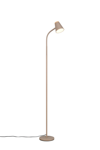 Stehleuchte LED PONGO in taupe aus Kunststoff