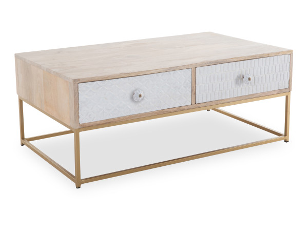 Couchtisch SANSIBAR AMRUM in natur aus Mango