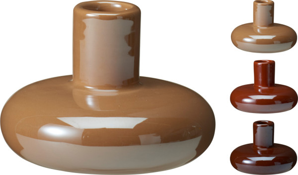 Vase PEARL in mehrfarbig aus Dolomit