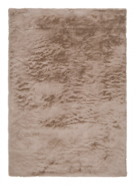 Teppich BUFFY SOFT in taupe aus Polyester