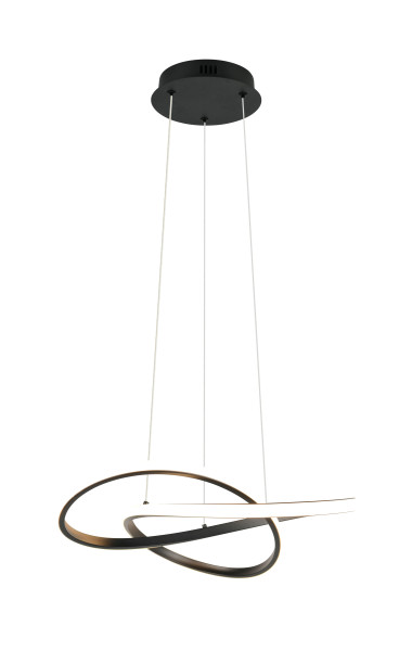 Pendelleuchte LED MANSA in schwarz aus Metall