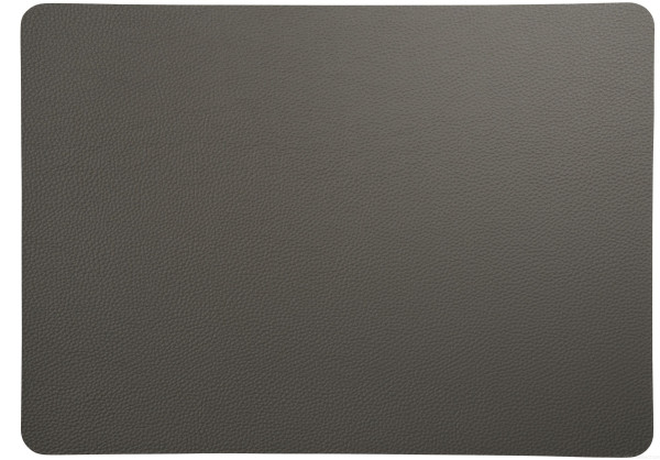 Tischset rough graphit in grau aus PVC