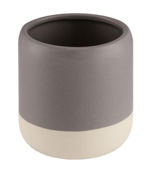 Zahnputzbecher LUNELLA in silbergrau aus Dolomit