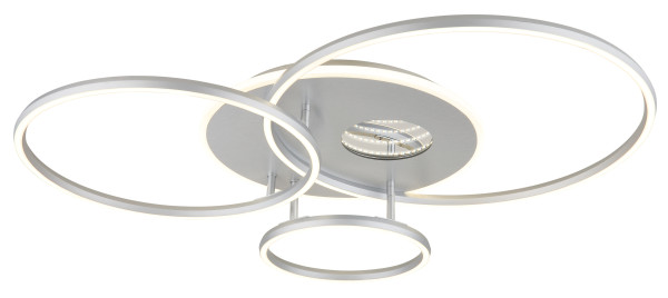 Deckenleuchte LED INVERTINA in silberfarben aus Aluminium