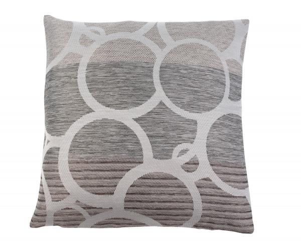 Kissenhülle CONELLY taupe in taupe aus Polyester