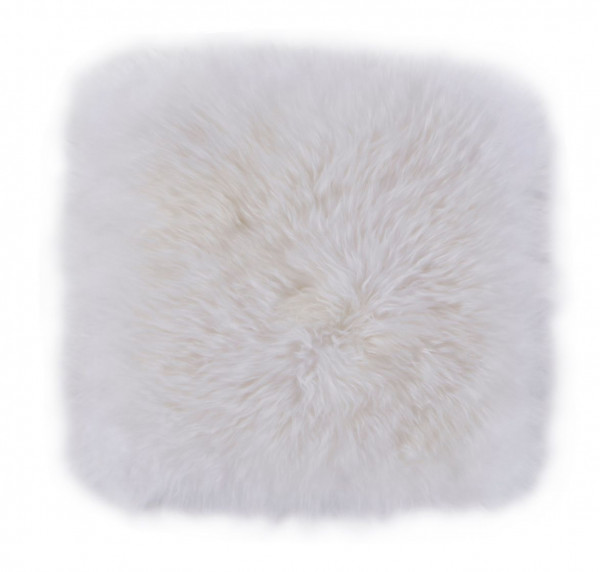 Schaffellkissen weiss