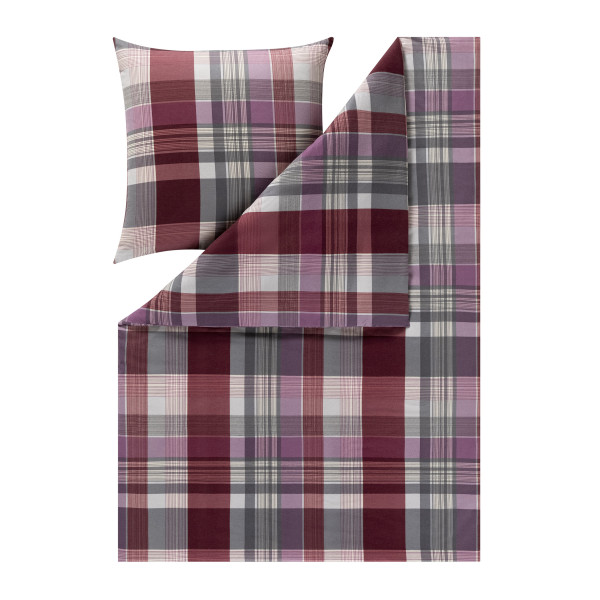 Bettwäsche AMBROS AMBROS in violett aus Baumwolle