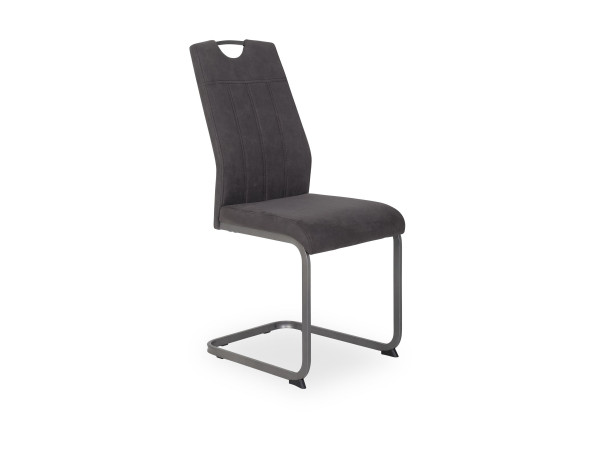 Freischwinger HARPER HANAU in  Vintage anthrazit