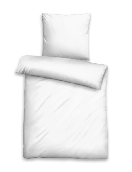 Bettwäsche TENCEL weiß in weiß aus Lyocell